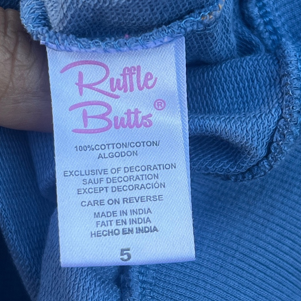 Ruffle Butts Hearts Print Ruffle Sweater - Picture 10 of 12